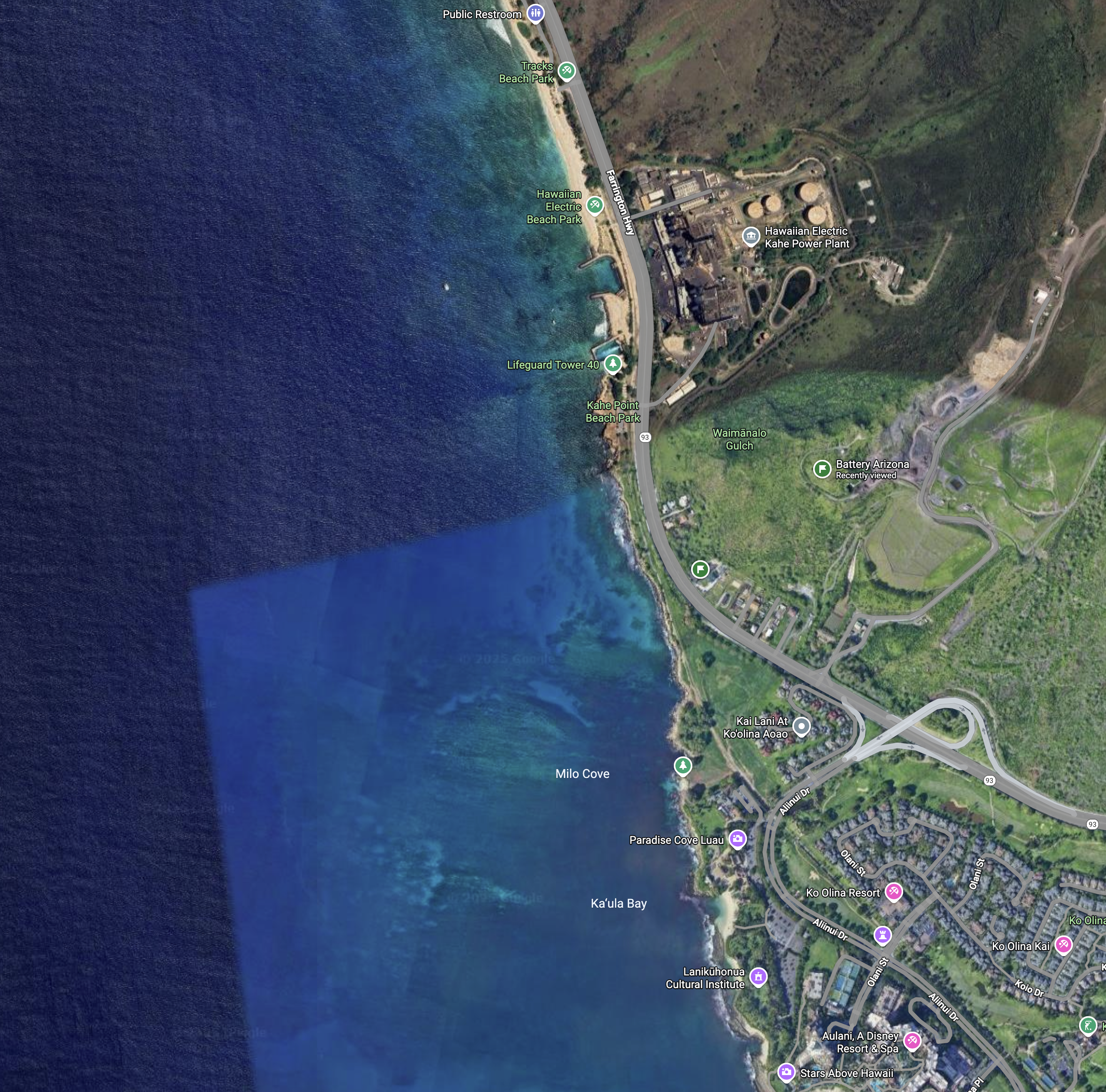 Undersea Cable Landing Map